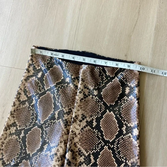 Commando Faux Leather Snakeskin Print Leggings size S - Picture 3 of 6